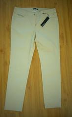 Nieuw: Gardeur broek pantalon leer-coating zand beige 44, Kleding | Dames, Broeken en Pantalons, Beige, Maat 42/44 (L), Nieuw