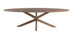Merlijn Eetkamertafel - Stijlvol Design!, Ophalen, Eikenhout, 50 tot 100 cm, Vijf personen of meer
