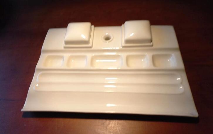 Antiek inktstel pennenhouder K&A Krautheim Bavaria Germany, Antiek en Kunst, Antiek | Porselein, Ophalen of Verzenden