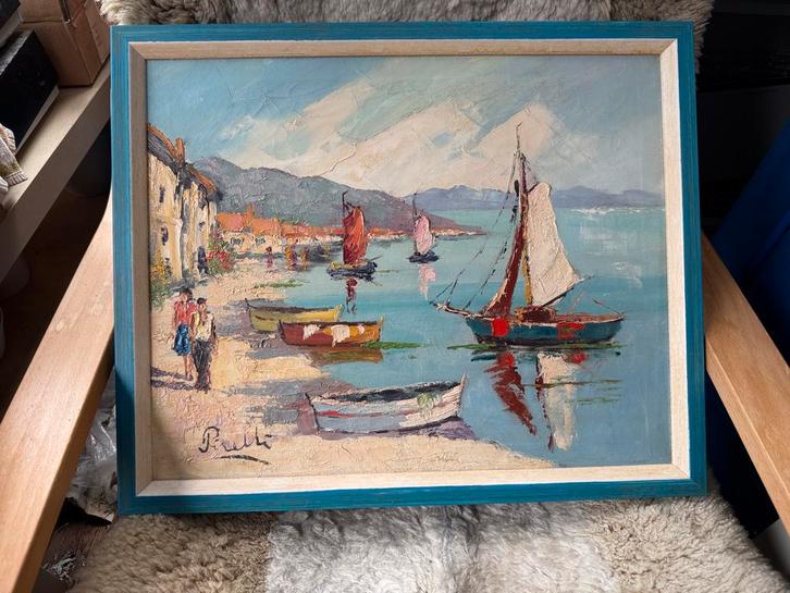 Schilderij, Antiek en Kunst, Kunst | Schilderijen | Klassiek, Ophalen of Verzenden