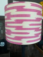 Ikat lampenkap roze ecru, Huis en Inrichting, Lampen | Lampenkappen, Wit, Rond, Ophalen of Verzenden, Zo goed als nieuw
