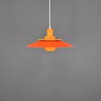 Deense Hanglamp met Oranje Tinten - Jeka 140 - 70, Scandinavisch design, Ophalen of Verzenden, Zo goed als nieuw, 75 cm of meer