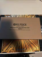 One piece tcg Nami playmat en deckbox, Ophalen of Verzenden, Zo goed als nieuw