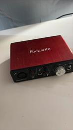 Interface Focusrite Geluidskaart, Computers en Software, Geluidskaarten, Ophalen of Verzenden, Zo goed als nieuw
