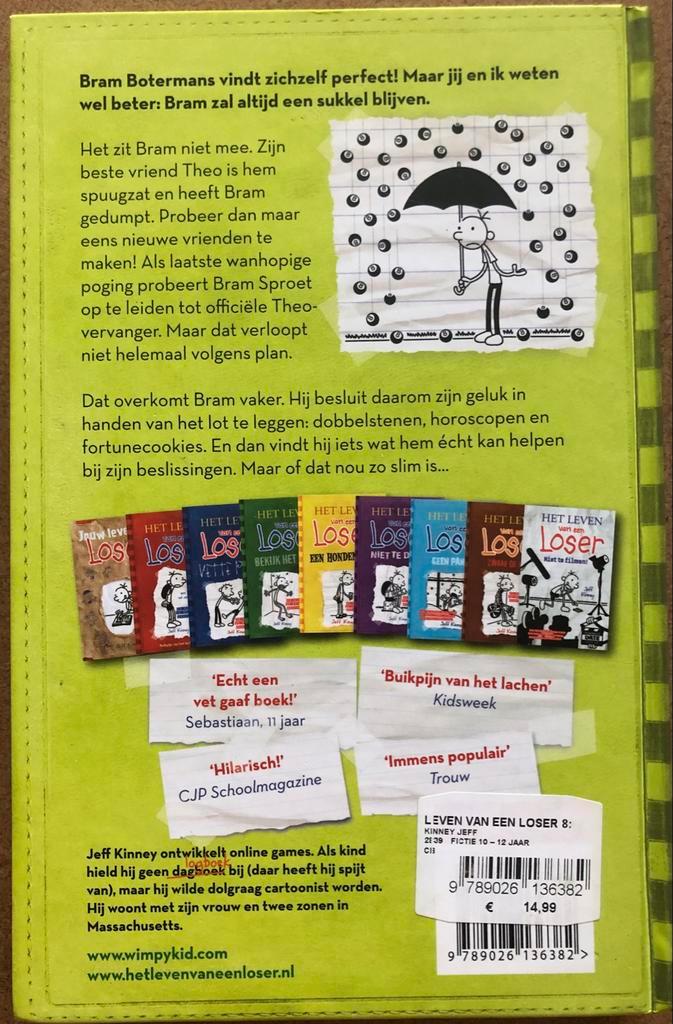 Het leven van een Loser 8: Gedumpt, Boeken, Kinderboeken | Jeugd | onder 10 jaar, Zo goed als nieuw, Fictie algemeen, Ophalen of Verzenden
