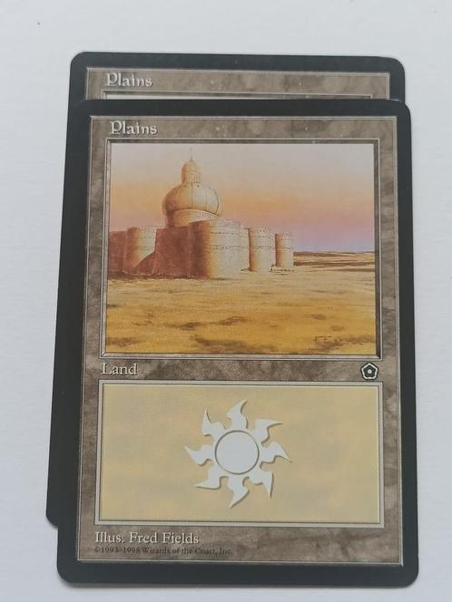 MTG; Portal 2nd Age; NM; Plains B, Hobby en Vrije tijd, Verzamelkaartspellen | Magic the Gathering, Nieuw, Losse kaart, Verzenden