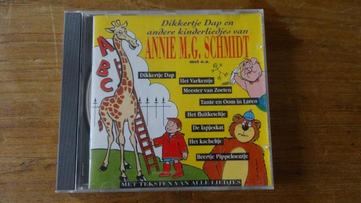 CD Dikkertje Dap --l 22 liedjes van Annie MG Schmidt, Cd's en Dvd's, Cd's | Kinderen en Jeugd, Gebruikt, Muziek, 3 tot 5 jaar