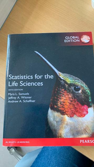 Statistics for the life science beschikbaar voor biedingen