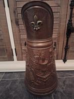 Mooie Antieke Kolenkit met Reliëf, Antiek en Kunst, Ophalen