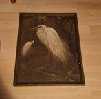 Henri Verstijnen, prent reiger, ingelijst., Ophalen of Verzenden
