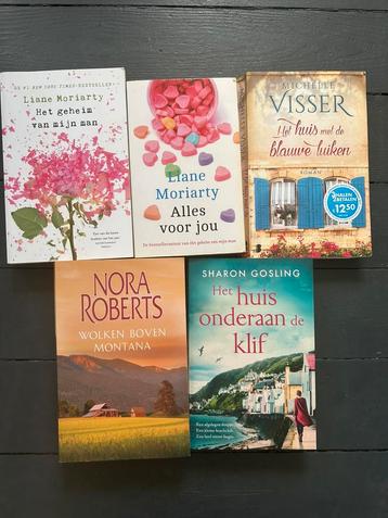 5 romans/ thriller beschikbaar voor biedingen