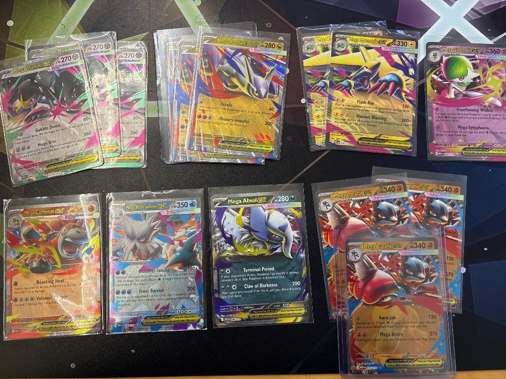 Mega evolutions Ex kaarten, Ophalen of Verzenden