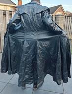 Lange leren trenchcoat/duster XL, Kleding | Heren, Onbekend, Zwart, Maat 56/58 (XL), Ophalen of Verzenden