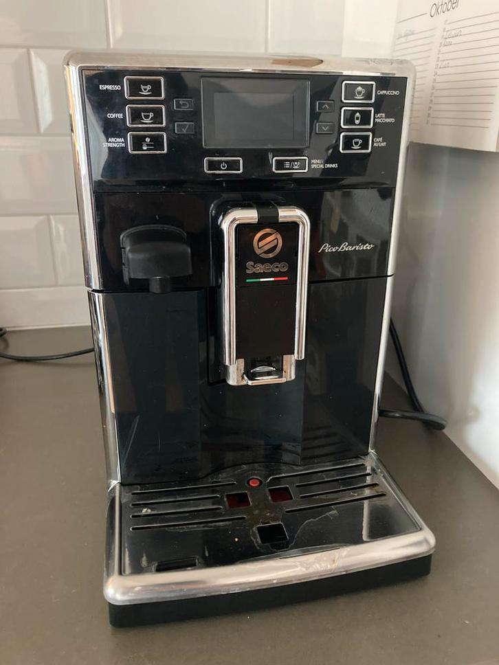 Saeco Pica Baristo, Witgoed en Apparatuur, Koffiezetapparaten, Gebruikt, Koffiebonen, Koffiemachine, 1 kopje, Afneembaar waterreservoir