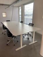 Elektrisch Zit-Sta Bureau, Wit, Koppelbaar, Ophalen, Gebruikt, Bureau