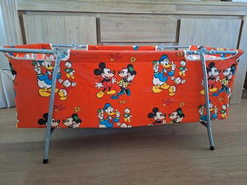 Vintage Retro campingbedje Disney inklapbaar, Kinderen en Baby's, Babywiegjes en Ledikanten, Gebruikt, Reisbedje, Ophalen