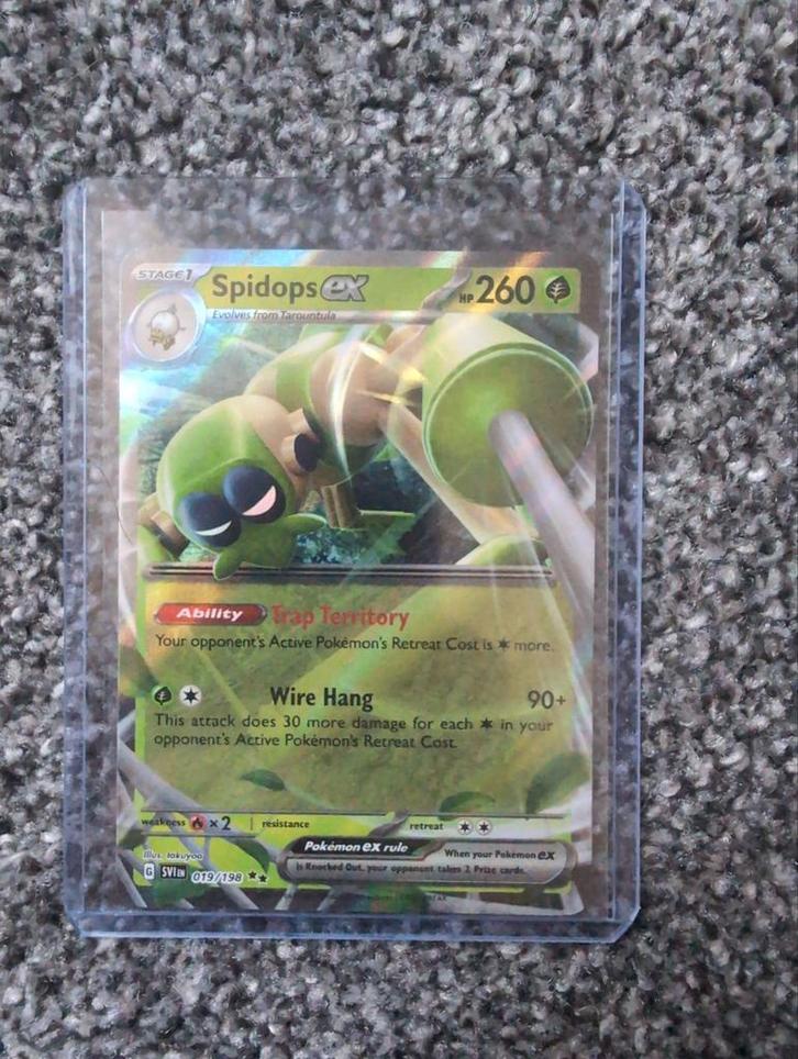 Spidops ex, Hobby en Vrije tijd, Verzamelkaartspellen | Pokémon, Zo goed als nieuw, Ophalen of Verzenden
