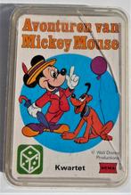 Disney ,avontuur Mickey mouse kwartetspel VINTAGE DISNEY, Verzenden, Overige figuren, Gebruikt, Gebruiksvoorwerp