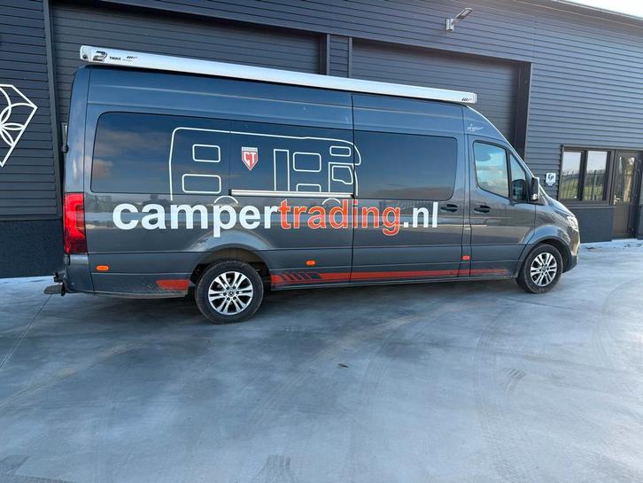 Mercedes Sprinter 319 Motorsport- 2021, Auto's, Bestelauto's, Particulier, Mercedes-Benz, Diesel, Automaat, Zilver of Grijs, Zwart
