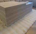 Salontafel kleur travertijn, Gebruikt, 50 tot 100 cm, Vierkant, Ophalen of Verzenden