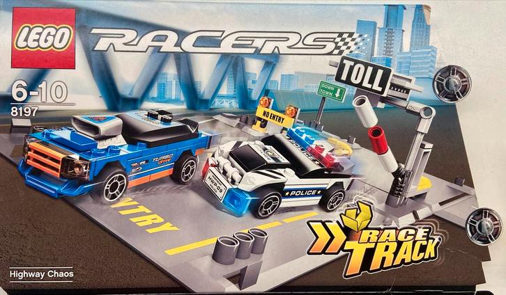 Lego Racers 8197 Highway Chaos - Compleet!, Kinderen en Baby's, Speelgoed | Duplo en Lego, Zo goed als nieuw, Lego, Complete set