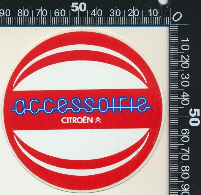 Sticker: Citroen - Accessoirie (1), Ophalen of Verzenden, Zo goed als nieuw, Auto of Motor