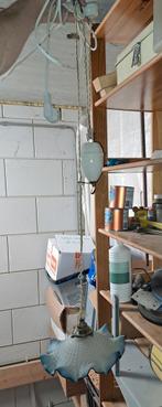 brocante romantisch hanglampje, €40,-, Ophalen, Gebruikt, 100 tot 150 cm, Glas