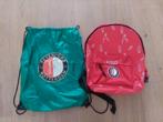 Feyenoord Rugzakjes - 2 stuks (een groene, een rode), Ophalen of Verzenden, Zo goed als nieuw, Rood, Overige typen