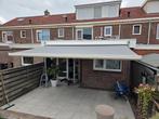 Elektrisch knikarmscherm /zonnescherm nu voor €1000,-, Tuin en Terras, Zonneschermen, Ophalen, 450 cm of meer, Elektrisch, Zo goed als nieuw
