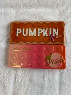 Too Faced Oogschaduw Palettes - Pumpkin Spice & Sweet Peach, Ophalen of Verzenden, Zo goed als nieuw, Make-up, Overige kleuren