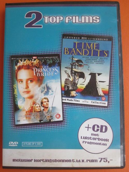 The Princess Bride + Time Bandits (2 films op 1 DVD), Cd's en Dvd's, Dvd's | Science Fiction en Fantasy, Zo goed als nieuw, Fantasy