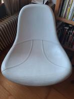 Draaistoel Vintage Tirup / eggchair wit leer, Ophalen