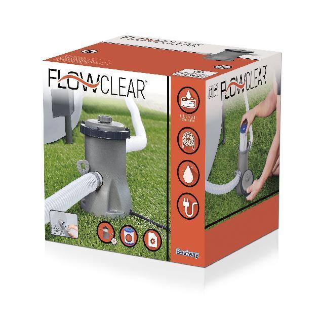 FLOWCLEAR CARTRIDGE FILTERPOMP 1249 LITER/UUR Actie, Tuin en Terras, Zwembad-toebehoren, Nieuw, Afdekzeil, Ophalen