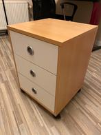 Ladekastje op wieltjes met 3 lades, Ophalen, Minder dan 50 cm, Zo goed als nieuw, 3 of 4 laden