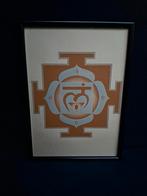 Schilderij Symbool 1e Chakra Afbeelding Gratis Lijst, Antiek en Kunst, Kunst | Niet-Westerse kunst, Verzenden