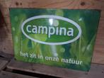 Emaille bord campina, Ophalen of Verzenden, Gebruikt, Reclamebord
