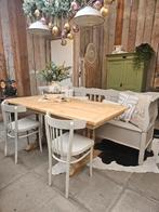 Robuuste kloostertafel, Huis en Inrichting, Tafels | Eettafels, Ophalen of Verzenden, Cil's interieur, Cilvdbrug@gmail.com, 3812al