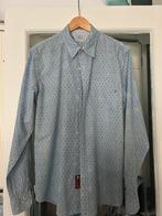 REPLAY Heren katoenen overhemd, L(ruime M), Ophalen of Verzenden, Zo goed als nieuw, Blauw, Halswijdte 41/42 (L)