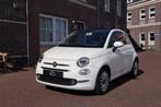 Fiat 500 1.2 Lounge | Panoramadak | Parkeersensoren, Voorwielaandrijving, 4 cilinders, Leder en Stof, Wit