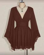 Tuniek Jaleesa Bruin (44-52), Verzenden, Nieuw, Bruin, Blouse of Tuniek