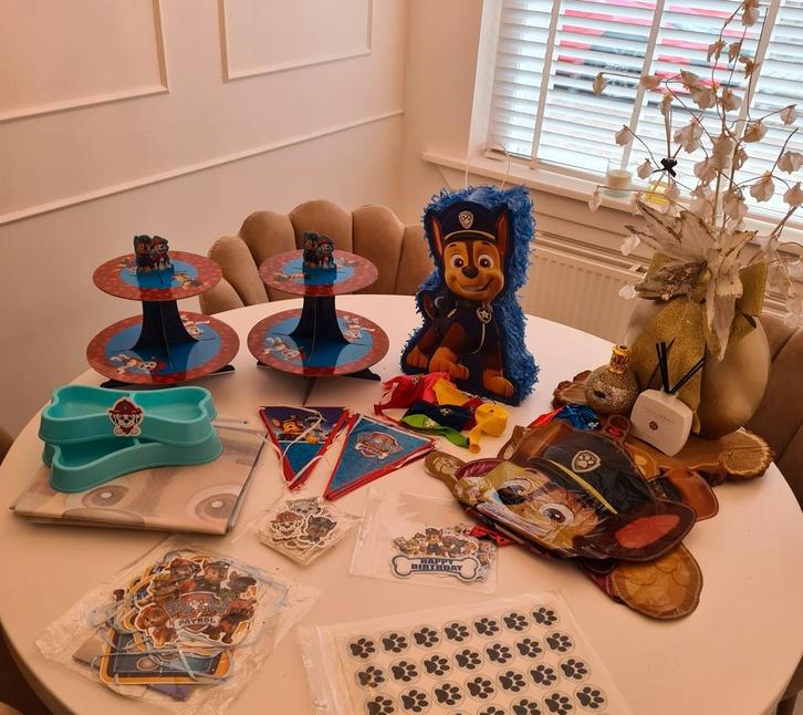 Paw Patrol verjaardag / party / feest pakket., Hobby en Vrije tijd, Feestartikelen, Zo goed als nieuw, Versiering, Verjaardag