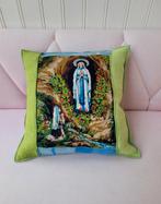 Kelim kussen, vintage geborduurd kussen, lourdes kussen, Ophalen of Verzenden, Blauw, Vierkant