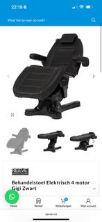 Behandelstoel elektrisch 4 motoren zwart