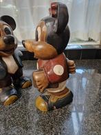 Collectors item micky en mini mouse van hout, Verzamelen, Beelden en Beeldjes, Ophalen of Verzenden, Zo goed als nieuw, Overige typen
