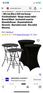 Coktailtafels /Statafels nieuw in doos met tafelrok, Ophalen, Nieuw