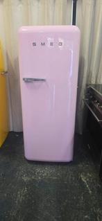 Smeg koelkast roze, 200 liter of meer, Ophalen of Verzenden, Zo goed als nieuw, 45 tot 60 cm