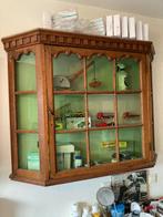 Mooie antieke Louis Seize grote hang vitrine kast, Antiek en Kunst, Ophalen