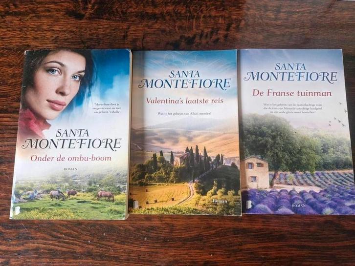 Santa Montefiore - 3 Boeken, Boeken, Romans, Gelezen, Nederland, Ophalen of Verzenden