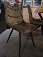 Set van 6 groene velvet stoelen (outlet), Huis en Inrichting, Stoelen, Ophalen, Overige kleuren, Nieuw, Metaal