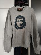 (L) DePutaMadre69 Grijze Katoenen Trui Print, Maat 52/54 (L), Ophalen of Verzenden, Zo goed als nieuw, Grijs